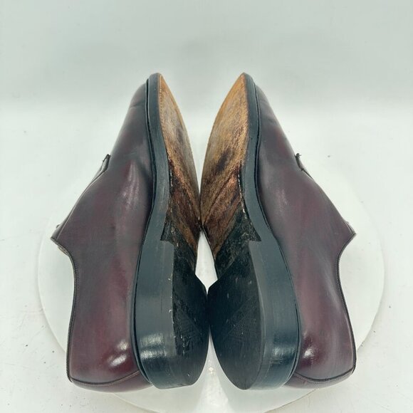 Wild Smith London Lanark Men Sz 9.5 UK 8.5E Burgundy Leather Derby Lace Up Shoe - Picture 6 of 12